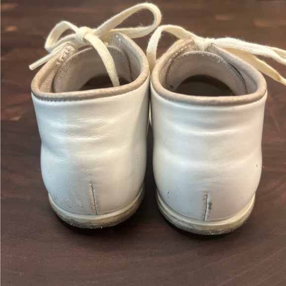 Vintage UNISEX BABY STRIDE RITE LEATHER WALKERS SHOES SIZE 5 - Picture 3 of 5